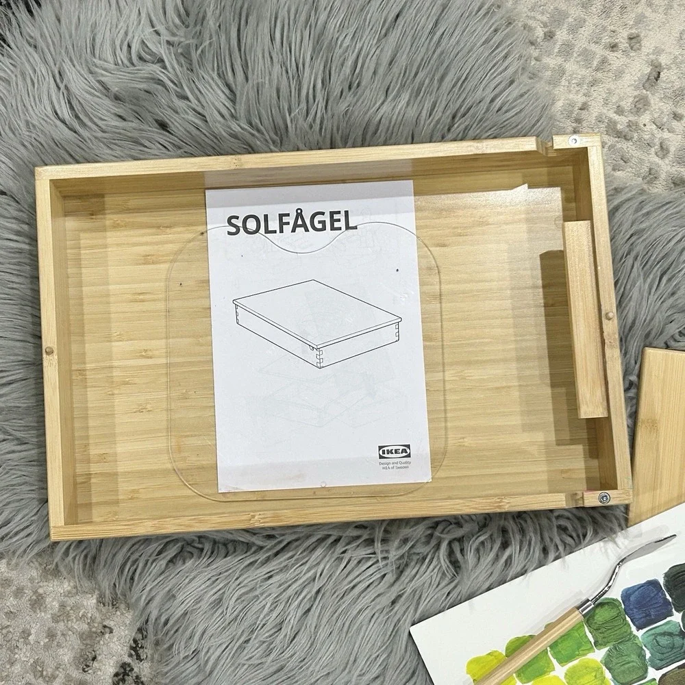 Ikea Solfagel Sarah Fager Easel And‎ Accessories Bundle With Art Book